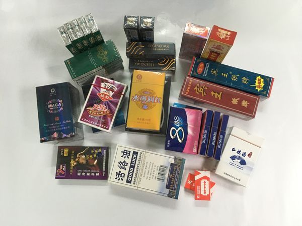 168型透明膜三维包装机样品